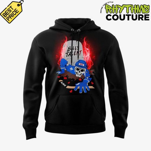 Billy Talent In Quebec Canada Tour 2025 Special Black Hoodie