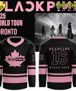Blackpink 2025 World Tour Toronto Canada Special Edition Hockey Jersey
