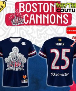 Boston Cannons Indigenous Heritage Custom Foootbal Jersey