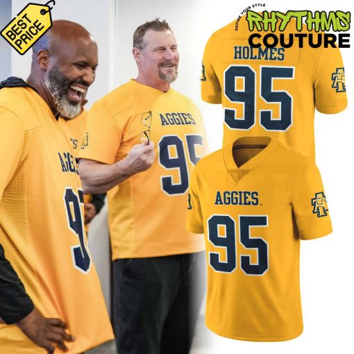 Brad Holmes x North Carolina A&T Special Football Jersey