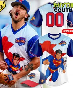 Brooklyn Cyclones Superman Night 2025 Special Edition Baseball Jersey