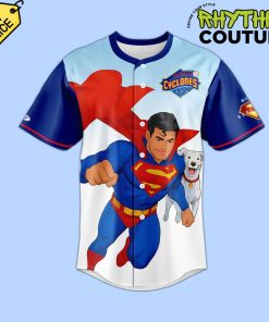 Brooklyn Cyclones Superman Night 2025 Special Edition Baseball Jersey