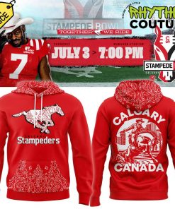 Calgary Stampeders Happy Canada Day Special Hoodie