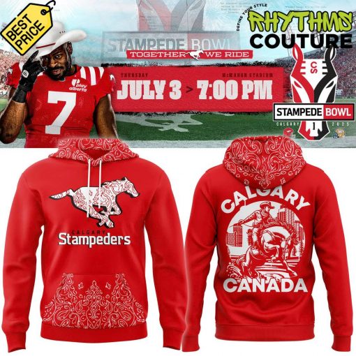 Calgary Stampeders Happy Canada Day Special Hoodie