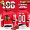 Chicago Blackhawks 100 Years Anniversary Special Edition Hockey Jersey