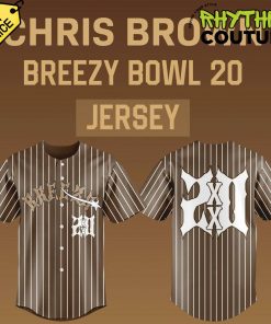 Chris Brown – Breezy Bowl 20 Baseball Jersey
