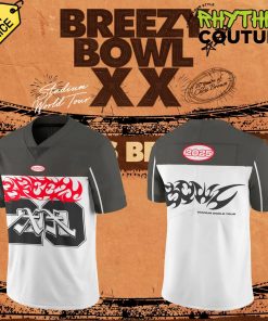 Chris Brown – Breezy Bowl 20 Special Football Jersey
