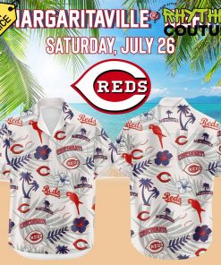 Cincinnati Reds Margaritaville Night 2025 Hawaiian Shirt