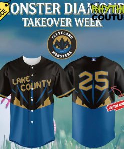 Cleveland Monsters Monster Diamond Takeover Week 2025 Limited Edition Baseball Jersey