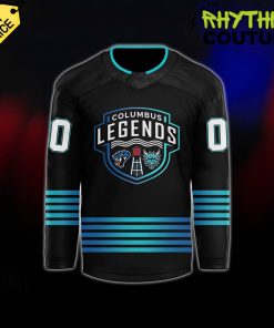 Columbus River Dragons “Legends Night” 2025 Hockey Jersey – Black