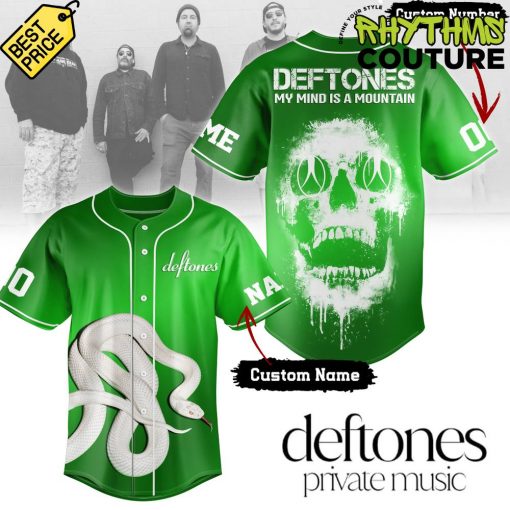Deftones “My Mind is A Mountain” Custom Baseball Jersey
