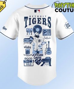 Detroit Tigers X Jordan Davis Music Special Baseball Jersey