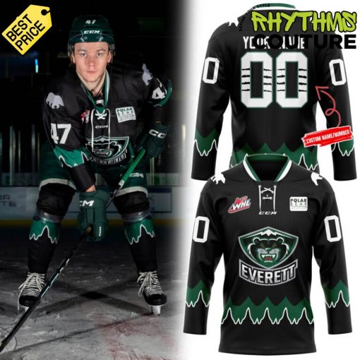 Everett Silvertips “Nightmare” New 2025 Custom Hockey Jersey