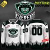 Everett Silvertips Special New 2025 Custom Hockey Jersey – White