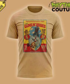 Guns n Rose World Tour at Budapest “Thank you for rockin’ with us” Tee
