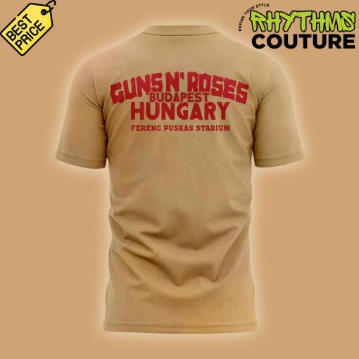 Guns n Rose World Tour at Budapest “Thank you for rockin’ with us” Tee