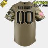 Gwinnett Stripers Military Appreciation Night 2025 Camo Baseball Jersey