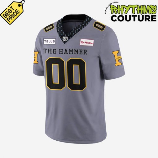 Hamilton Tiger-Cats Special New Grey Football Jersey