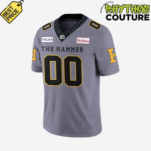 Hamilton Tiger-Cats “The Hammer” Special Grey Jersey