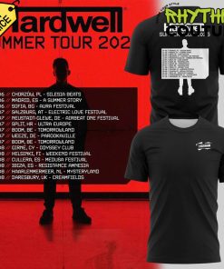 Hardwell Summer Tour 2025 Special Edition Shirt