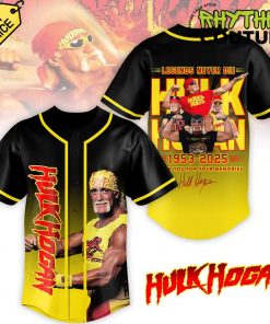 Hulk Hogan “Thank you for the Memories” Special Baseball Jersey
