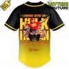 Hulk Hogan Thank you for the Memories Special Baseball Jersey