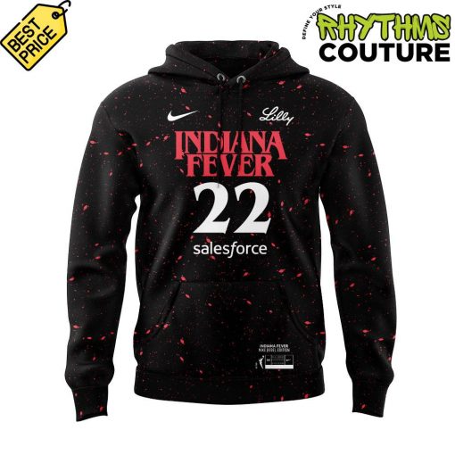 Indiana Fever #22 Caitlin Clark x Stranger Things Hoodie