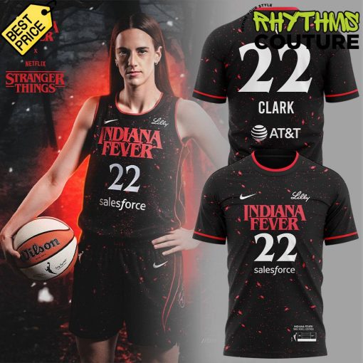 Indiana Fever #22 Caitlin Clark x Stranger Things Special Tee