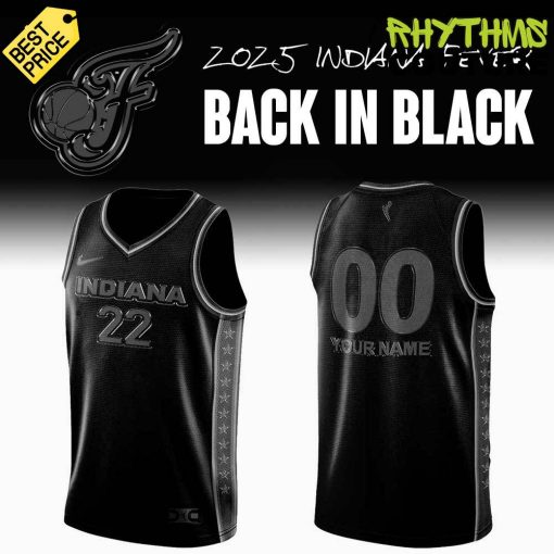Indiana Fever Back In Black Special Basketball Jersey