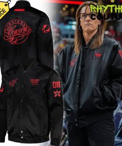 Indiana Fever Head Coach Stephanie White x Stranger Things Bomber Jacket