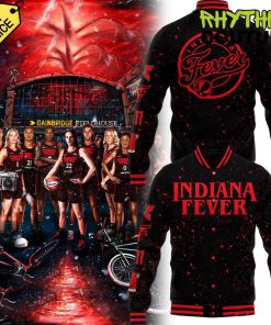 Indiana Fever x Stranger Things Rebel Swingman Limited Edition Baseball Jacket