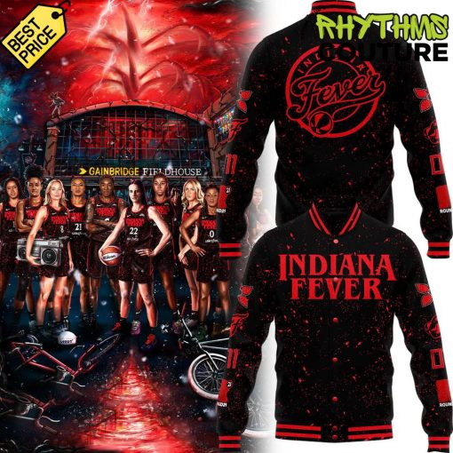 Indiana Fever x Stranger Things Rebel Swingman Limited Edition Baseball Jacket
