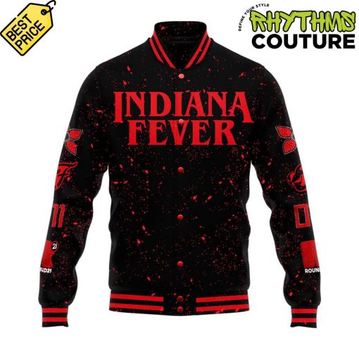 Indiana Fever x Stranger Things Rebel Swingman Limited Edition Baseball Jacket
