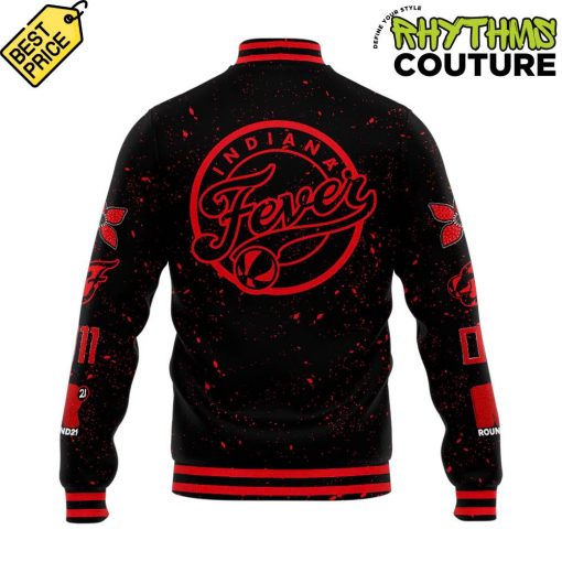 Indiana Fever x Stranger Things Rebel Swingman Limited Edition Baseball Jacket