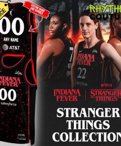 Indiana Fever x Stranger Things Rebel Swingman Limited Edition Black Basketball Jersey