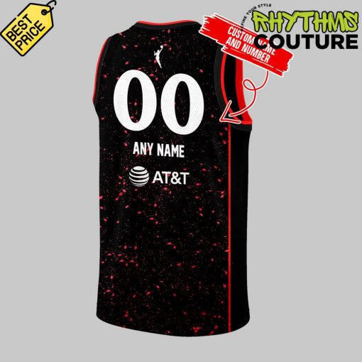 Indiana Fever x Stranger Things Rebel Swingman Limited Edition Black Basketball Jersey