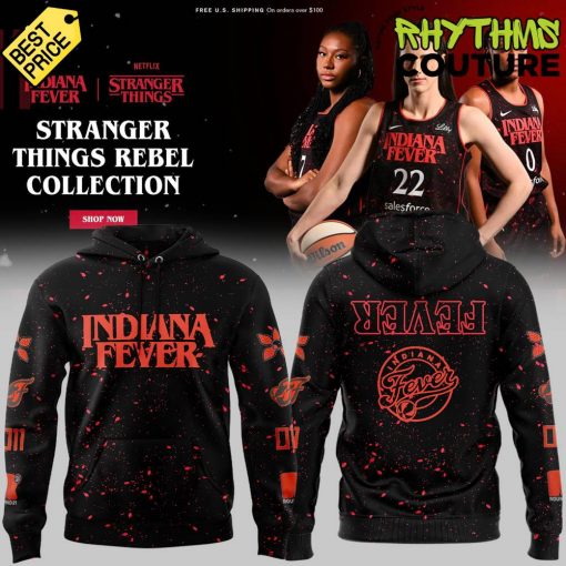 Indiana Fever x Stranger Things Rebel Swingman Limited Edition Hoodie