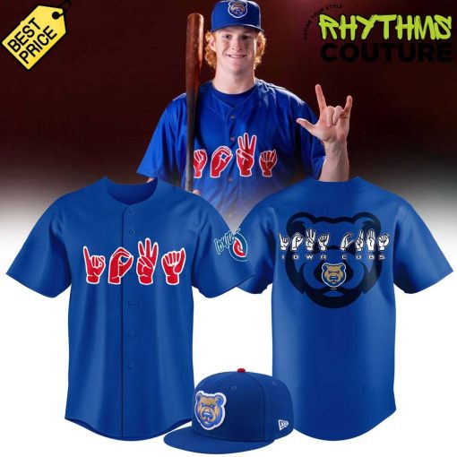 Iowa Cubs American Sign Language Night 2025 Limited Edition Baseball Jersey