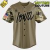 Iowa Cubs Military Appreciation Night 2025 Camo Baseball Jersey