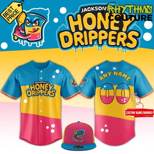 Jacksonville Jumbo Shrimp 2025 Honey Drippers Custom Jersey