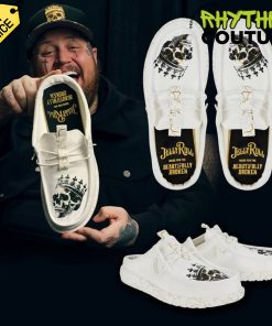 Jelly Roll Special Edition White Loafer Shoes