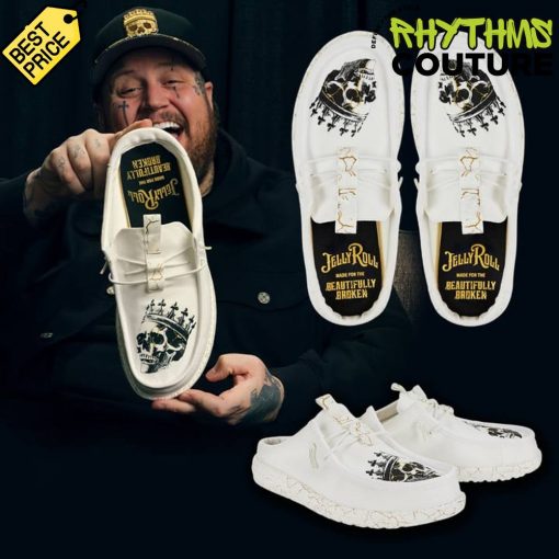 Jelly Roll Special Edition White Loafer Shoes