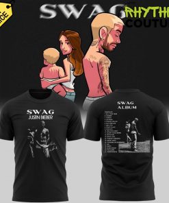 Justin Bieber New Album Swag Special Black Tee