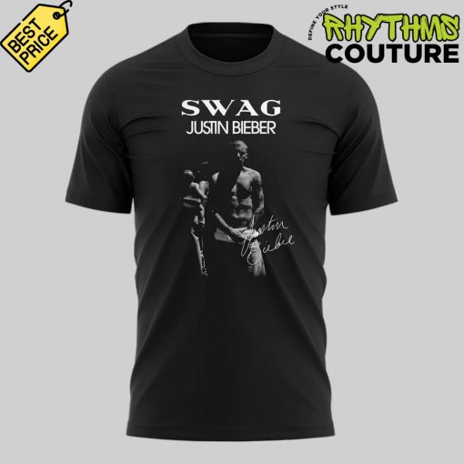 Justin Bieber New Album Swag Special Black Tee