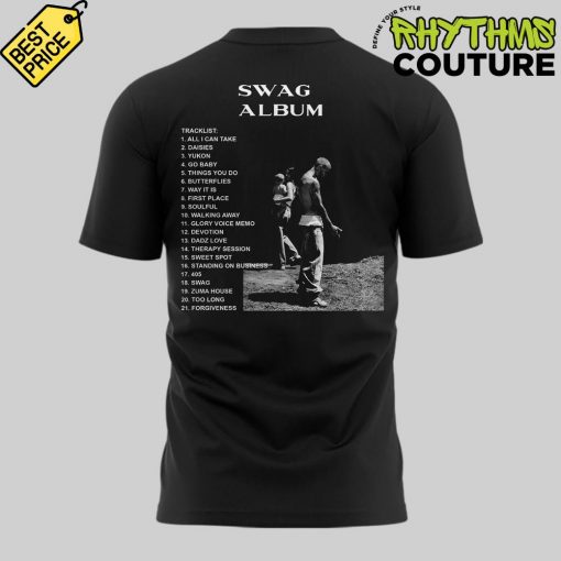Justin Bieber New Album Swag Special Black Tee