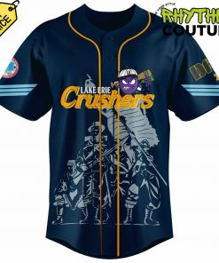 Lake Erie Crushers x Mititary Appreciation Custom Baseball Jersey
