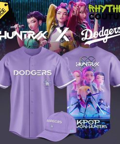 Los Angeles Dodgers x K-Pop Demon Hunters Movie Special Baseball Jersey