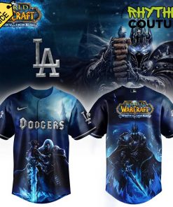 Los Angeles Dodgers x Warcraft “Wrath of the Lich King” Baseball Jersey