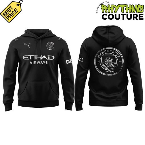 Manchester City Origin Story 25/26 Away Kits Black Hoodie