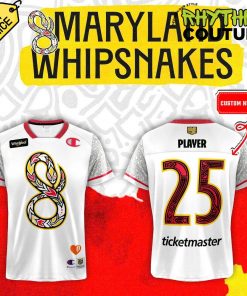 Maryland Whipsnakes Indigenous Heritage Custom Foootbal Jersey